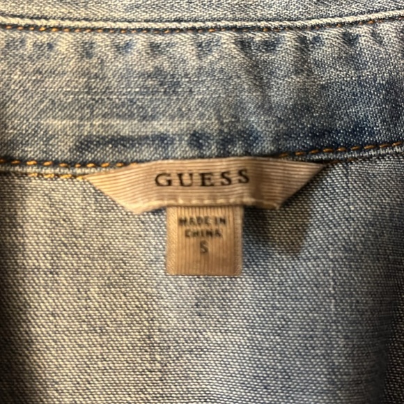 💋Guess denim button shirt💋 - Picture 3 of 4